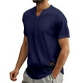 thumbnail image 2 of Mens Workout Shirts Summer Lightweight Breathable Short Sleeve V-Neck Gym T-Shirt Athletic Running Shirts for Men, 2 of 7