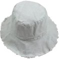 thumbnail image 5 of CoCopeaunts Plain Bucket Hat for Women Frayed Brim Unisex Trendy Cotton Floppy Fisherman Hat Outdoor Summer Beach Headwear, 5 of 8