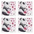 thumbnail image 1 of Adhesivo De Pared Pintado A Mano, Adhesivo De Pared, Panda PVC Resistente Al Desgaste Y Duradero Sin Residuos Después De Pelar Para El Hogar Sala De Estar Dormitorio Del Día De Cergrey Wall Sticker, 1 of 8
