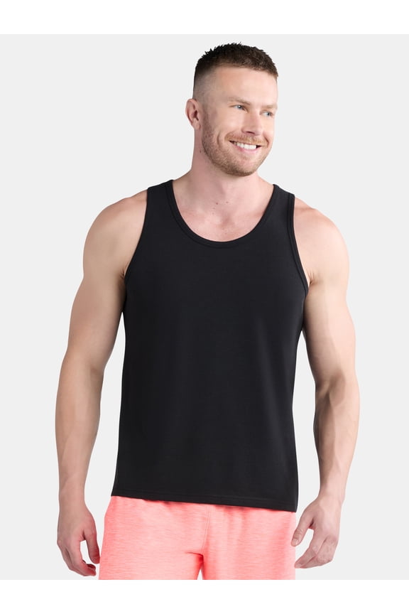Men's and Men's Big & Tall Tri-Blend Tank Top, Sizes XS-4XLT