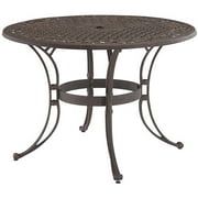 Metal Round Patio Tables Home Styles Biscayne 42 Round Outdoor Dining Table Multiple Finishes