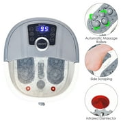 Costway Portable Multi-function Electric Foot Spa Bath Shiatsu Roller Motorized Massager