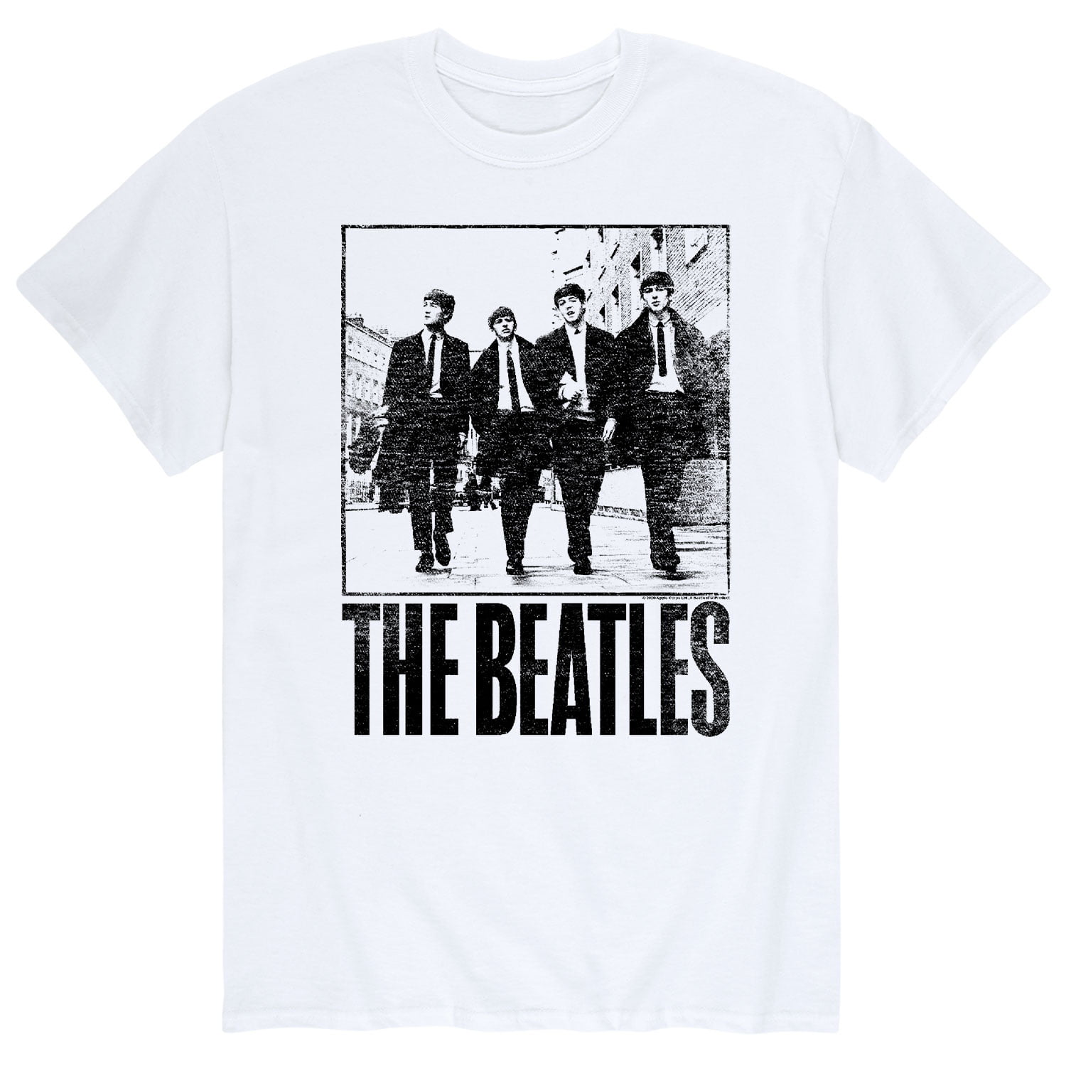 semafor heks forhold Men's Classic Vintage The Beatles Short Sleeve T-Shirts - Walmart.com