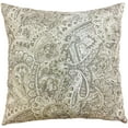 thumbnail image 2 of Home Soft Things Paisley Suede 4 Piece Throw Pillow Cover Set - Frost Grey - 20" x 20", 2 of 6