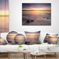 thumbnail image 3 of Designart Beautiful Natural Sea during Sunrise - Seashore Throw Pillow - 18x18, 3 of 4