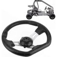thumbnail image 3 of 270mm Racing Steering Wheel for Go-Kart Buggy Trolley Accessory Replacement, 3 of 5
