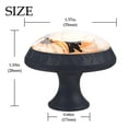 thumbnail image 4 of 4 Pcs Maple Leaf Pumpkin Knobs for Kitchen Cabinet Cupboard Dresser Bookcase Drawer Pulls Handles Round Home Decor, 4 of 8