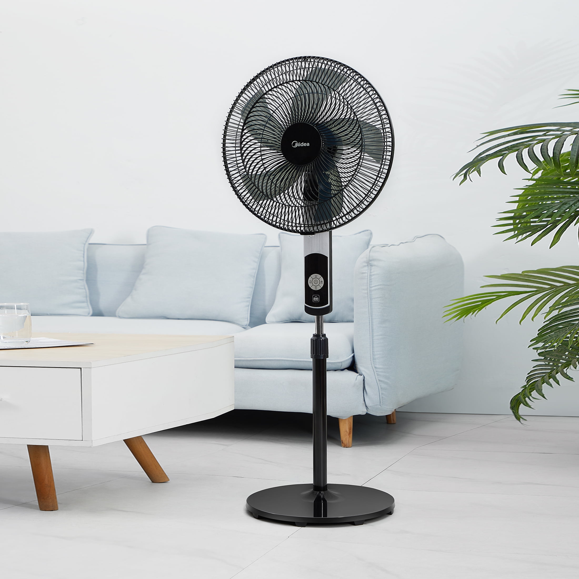 Midea 16 inch DC Pedestal Fan With Remote Control and Silent Care