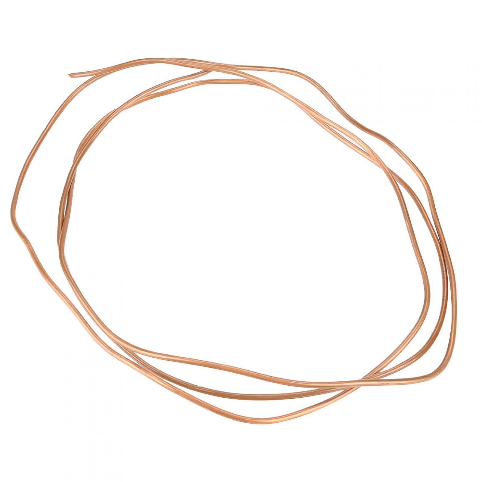 Copper tube copper tube soft copper outer diameter soft copper tube 2 mm x inner diameter 1 mm for cooling systems length 2M thickness 0.5 mm 