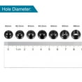 thumbnail image 5 of Uxcell Beads 10mm Stainless Steel 4mm Hole Dia Bead for DIY Crafts, Black 20 Pack, 5 of 6