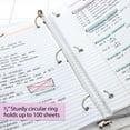 thumbnail image 1 of 3 Ring Binder 1/2" Economy View Binders White, Hold 100 Sheets, 12-Count, 1 of 7