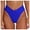 Dark Blue, variant on Women's V Cut High Waisted Bikini Bottom High Cut Swimsuit Bathing Suit Bottoms for Beach Pool