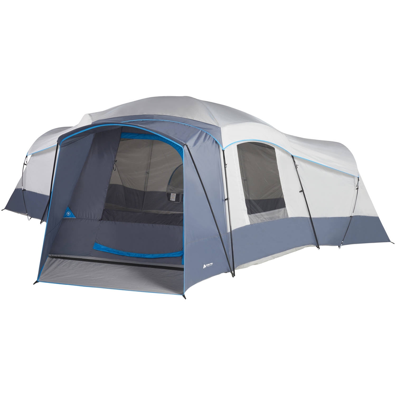 Ozark Trail 16-Person Cabin Tent with 2 Removable Room Dividers ...