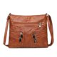 thumbnail image 1 of Sywqhk Bolso De Mensajero De Capas Múltiples De Pu Para Mujer Vintage Bolsos De Mano De Gran Capacidad (Marrón) Sywqhk Para estrenar, 1 of 9