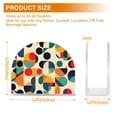 thumbnail image 4 of Yayeee Napkin Holder for Table Kitchen Paper Tissue Organization, Green Geometric, 4 of 8