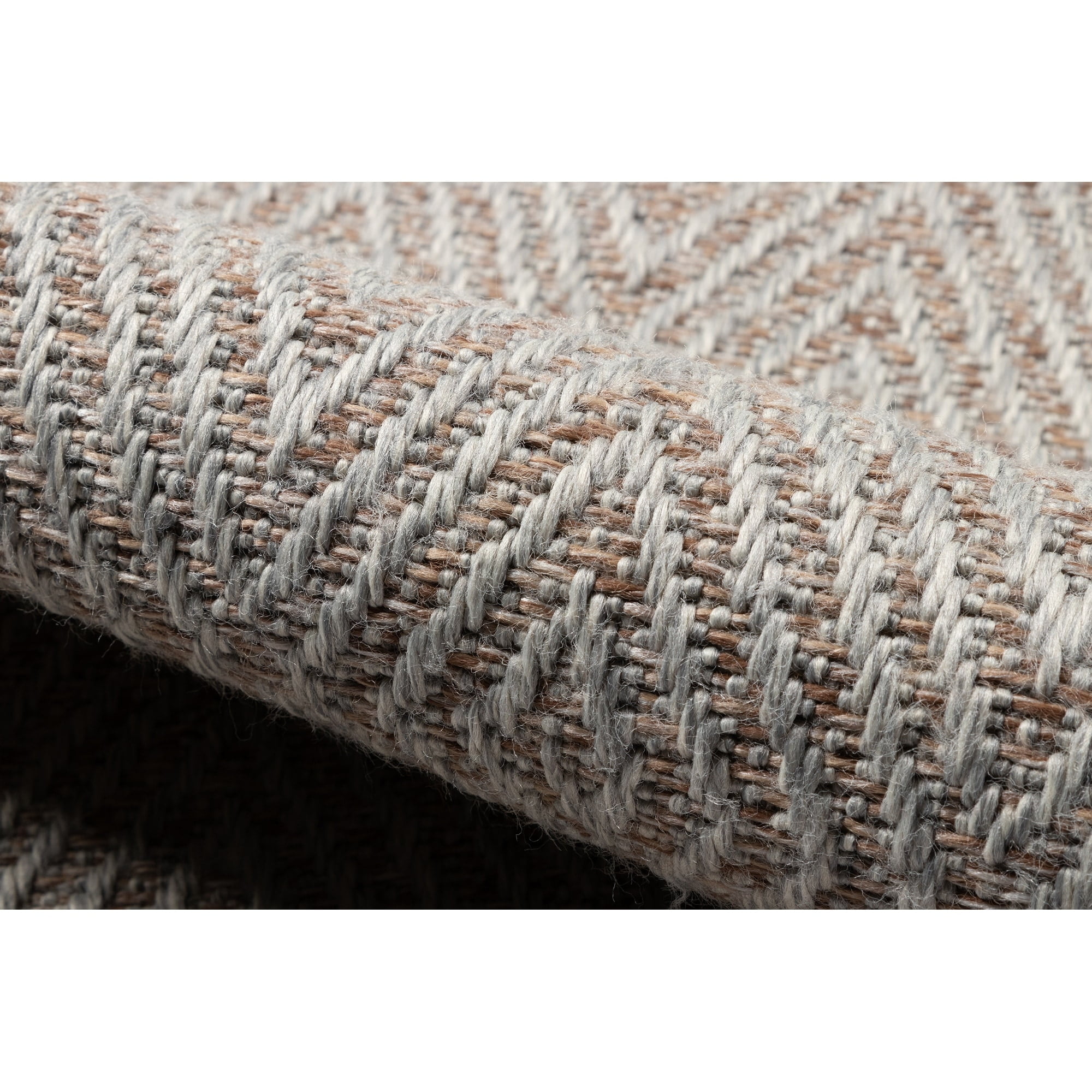 Momeni Erin Gates by  Downeast Wells Geometric Indoor/ Outdoor Area Rug Beige 2'7" X 7'6" 8' Runner Runner, Outdoor, Indoor Brown