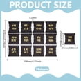 thumbnail image 2 of 120Pcs（10Sheets) Laminated Planner Monthly Tabs 0.98x0.98inch Black Planner Monthly Index Tab Decorative Label Calendar Adhesive Stickers, 2 of 5