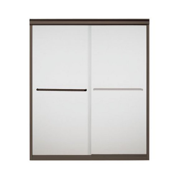 Sterling 5475-59DR-G03 Finesse 54.625"-59.625"W x 70.0625"H Frameless Sliding Shower Door, Available in Various Colors