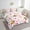 Beige Brown, variant on Cartoon Cow Bedding Comforter Sets 7pcs Chic Floral King Bedding Sets, Kawaii Animal Bed in a Bag Pink Flower Comforter Set, Colorful Polka Dots Reversible Bed Set