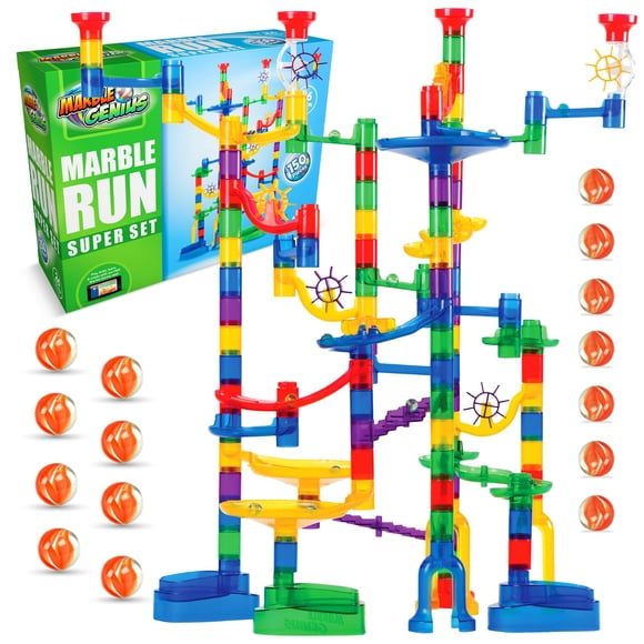 Juguetes navideños Marble Run Marble Genius Maze Track de 150 piezas
