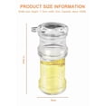 thumbnail image 2 of Una botella de cristal acrílico al azar que contiene aceite de oliva y vinagre de soja., 2 of 7