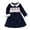 Blue, variant on Toddler Elegant Girls Party Dress With Embroidery And Velvet Trim For Festive Holiday Celebrations And Casual Dress Little Girls Ruched Lace Stripe Age 6 Dresses for Red 15-18 Months