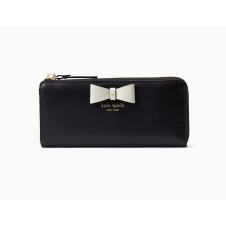 Kate Spade Baldwin Street Nisha Wallet WLRU3285 BLACK / CEMENT