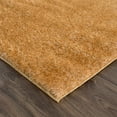 thumbnail image 4 of Hauteloom Heavenly Solid Shag Area Rug for Living Room Bedroom - High Pile Fluffy Carpet - Soft Shaggy Cozy Plush Rug - Gold, Mustard, Brown - 9'3" x 12', 4 of 12