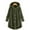 Army Green, variant on Lolmot Winter Coats for Women Fashion Casual Plus Size Button Fleece Hooded Sweatshirts Solid Color Loose Cardigan Cozy Wool Warm Coat