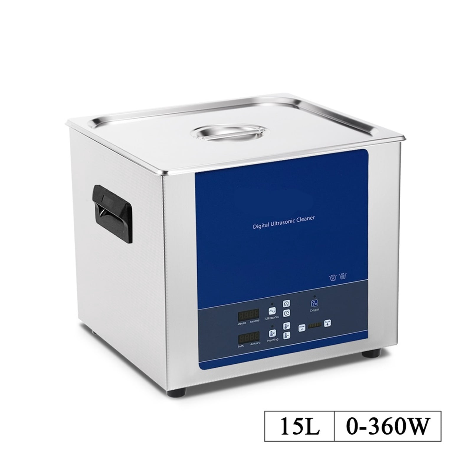 15L Power Set Degassing Ultrasonic Cleaner Laboratory Glassware Denture Metal Instrument Auto Parts Ultrason Washer Machine
