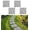 white grey, variant on Natural Stone Decking Tiles, 11.8"x11.8" Outdoor DIY Interlocking Flooring, Marble Stepping Stones Landscaping Decor for Garden, Patio, Backyard, Balcony, Path