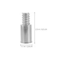 thumbnail image 2 of OUNONA 8Ud Adaptador De Mango Con Rosca Para Escoba Multisuperficies Color Plata Metal, 2 of 8