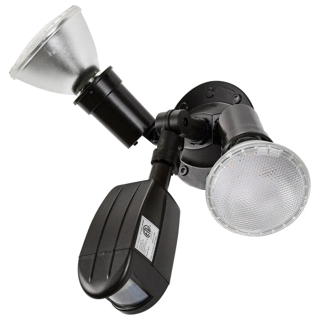 2 Light - 10" - Flood Light, Exterior - PAR38 w/Adjustable Swivel