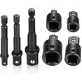 thumbnail image 1 of Adaptador de casquillo hexagonal, llave de tubo de 1/4", 1/2", 3/8", 4 piezas de 1/4 a 3/8-3/8 a 1/4 pulgadas - 3/8 a 1/2- 1/2 a 3/8, 1 of 5