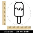 thumbnail image 2 of Popsicle Ice Cream on Stick Summer Self-Inking Rubber Stamp Ink Stamper - Blue Ink - Large 1-1/2 Inch, 2 of 7