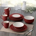 thumbnail image 6 of Noritake Colorwave Raspberry 16-Piece Rim Dinnerware Set, Service for 4, 6 of 7