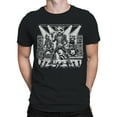 thumbnail image 2 of Raccoon Punk Rock Concert Illustration Men's T-shirt, 2 of 3