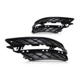 thumbnail image 3 of For Mercedes-Benz C250/C300 2012 2013 2014 2015 Bumper Cover Grille Driver And Passenger Side | Pair | Front | Black | Plastic | With AMG | Fits 12-15 C250/C350 Coupe And 12-14 | MB1038126, MB1039126, 3 of 8