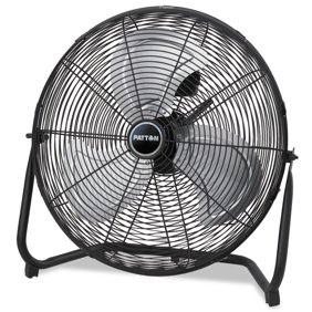 Patton 14 High Velocity Floor Fan W All Metal Construction Adjustable Tilt 3 Speed