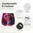 thumbnail image 6 of Lsque The Binding of Isaac Printed Women's Running Shorts with Liner Pockets,Elastic Quick Dry Workout Athletic Gym Yoga Shorts,Womens High Waist Shorts-X-Large, 6 of 9
