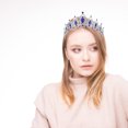 thumbnail image 1 of unbranded Tiaras Barrocas Oscuro Para Fiesta De Graduación Y Elegantes, 1 of 7