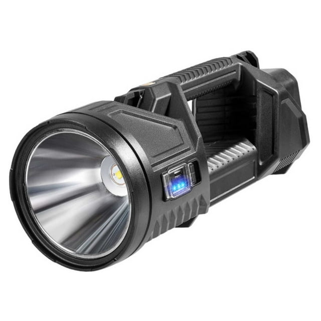 Lights Handheld Large Searchlight Handheld Large Searchlight With 6 Modes Solar Powered Asaruley Light Lights Outdoor Handheld Headbands for Kids 18650 Headlamp Walking Outdoors Gear All Induction