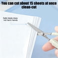 thumbnail image 4 of Portable Pen-Shaped Safety Scissors with Rounded Tips, Stainless Steel Blade for Office, Travel, and Daily Use, 4 of 5