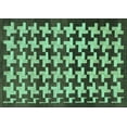 thumbnail image 1 of Ahgly Company Indoor Rectangle Abstract Turquoise Blue Modern Area Rugs, 6' x 9', 1 of 4