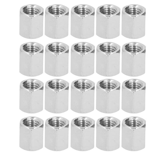 Tuerca de acoplamiento hexagonal, 20 piezas Tuercas de conexión hexagonales de acoplamiento hexagonal Tuerca de acoplamiento hexagonal Estética elegante
