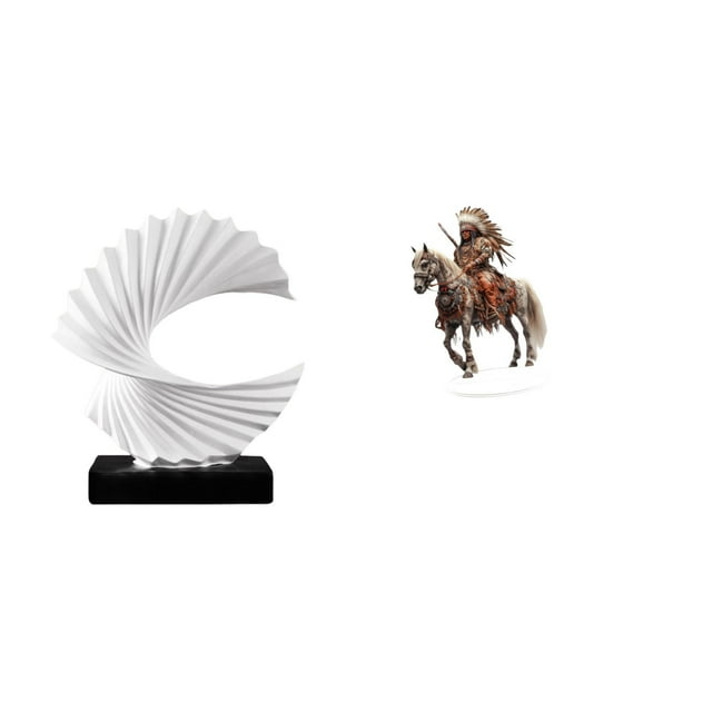 Escultura de ola del océano,Escultura de ola de océano,regalo moderno para oficina,Adorno de estatua abstracta artesanal para centro de mesa,Letrero de escritorio Home Knight,Adorno de