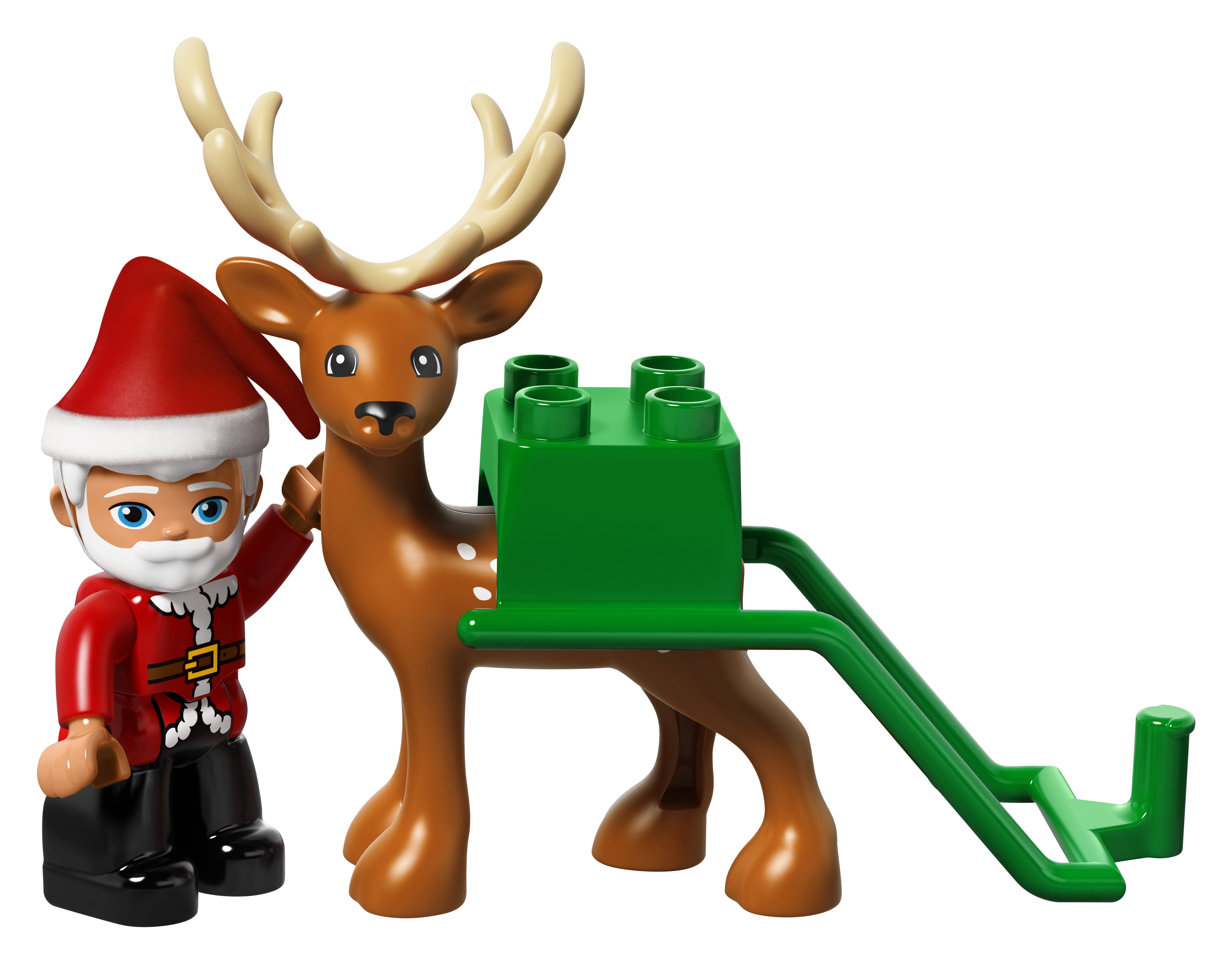 LEGO DUPLO Town Santas Winter Holiday Building Kit 45 Piece 