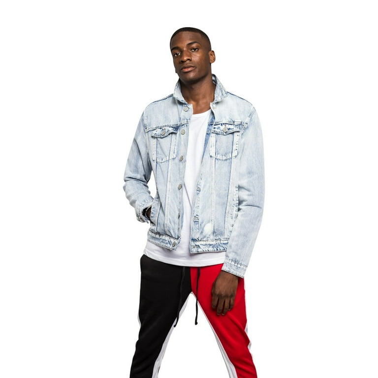 Victorious distressed top denim jacket