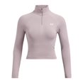 thumbnail image 4 of Women's Under Armour Vanish Seamless Crop Quarter Zip Top Color: Black Size: MEDIUM, 4 of 4