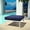 White Navy, variant on Modway Harmony Outdoor Patio Aluminum Ottoman, Multiple Colors
